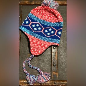 Girls winter Pom Pom hat